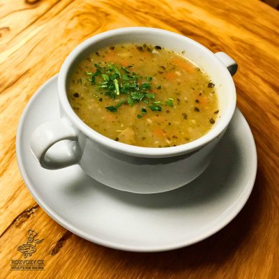 Bramboračka s houbami