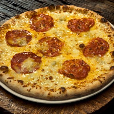 Pizza Ventricina e Gorgonzola