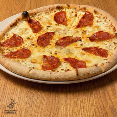 Pizza Ventricina e Gorgonzola
