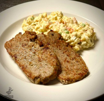 OPEČNÁ NAŠE SEKANÁ, DOMÁCÍ BRAMBOROVÝ SALÁT