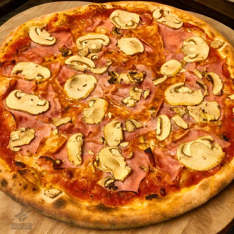 PIZZA PROSCIUTTO E FUNGHI