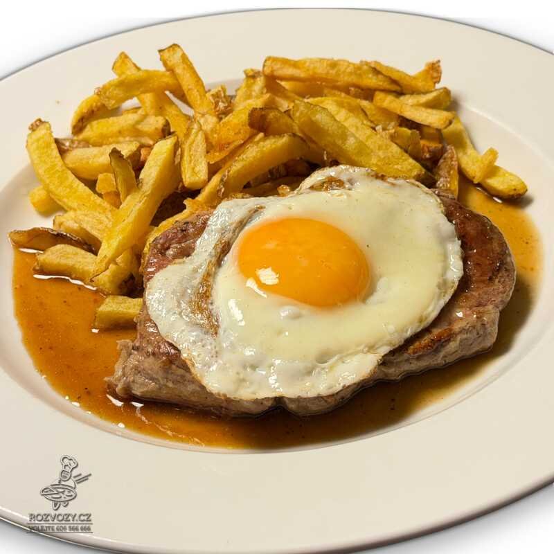 PŘEŠTICKÁ KRKOVICE NA GRILU, SÁZENÉ VEJCE, DOMÁCÍ HRANOLKY