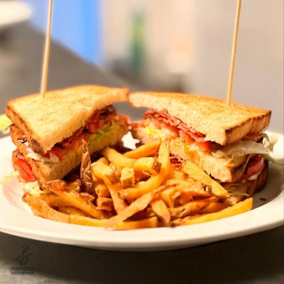 SANDWICH BLT, DOMÁCÍ HRANOLKY