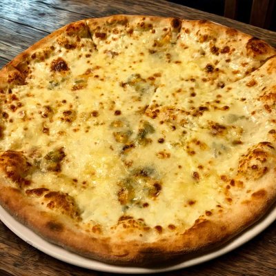 PIZZA QUATTRO FORMAGGI BIANCA